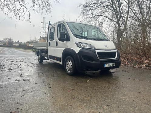 Peugeot Boxer 2.2HDi L4 Utility+coffre DubCab 165cv 44500km!, Auto's, Peugeot, Bedrijf, Te koop, Boxer, ABS, Achteruitrijcamera