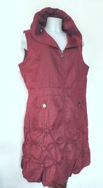 HASHTAG vintage bordeauxrode mouwloze jas maat 46, Kleding | Dames, Ophalen of Verzenden, Zo goed als nieuw