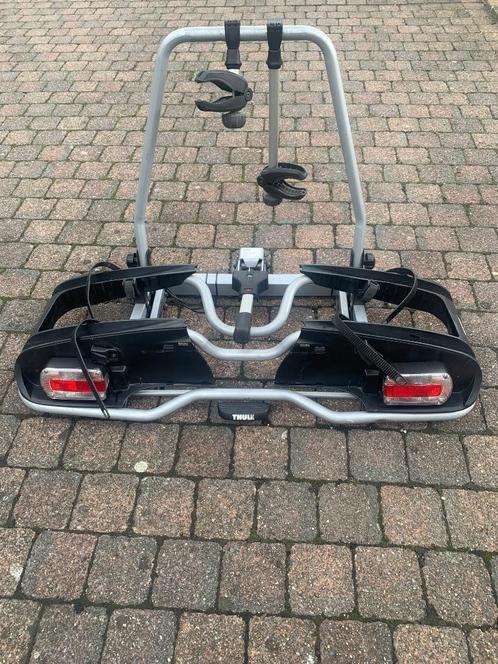 Thule fietsdrager geschikt voor elektrische fietsen, Auto diversen, Fietsendragers, Zo goed als nieuw, Trekhaakdrager, 2 fietsen