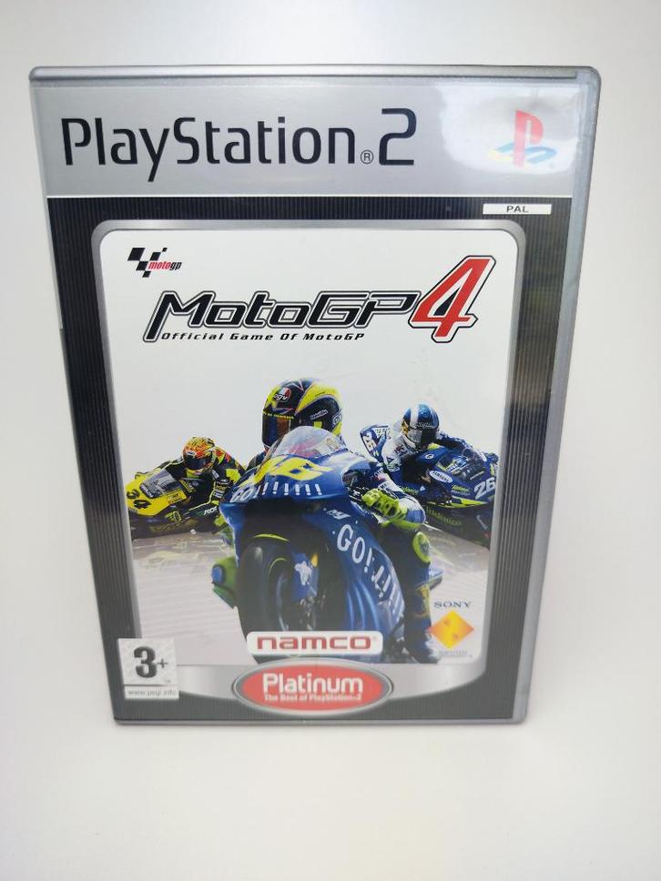 MotoGP 4 [Platinum] – PlayStation 2 (PAL) – Compleet, Games en Spelcomputers, Games | Sony PlayStation 2, Refurbished, Racen en Vliegen