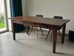 authentieke boerentafel met 2 lades 180x90x78, Huis en Inrichting, Tafels | Eettafels, Ophalen, Gebruikt, Vijf personen of meer