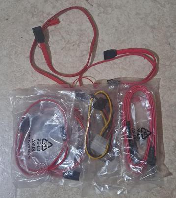 8 cables sata data et 2 alim ide=》sata. beschikbaar voor biedingen