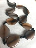 Super mooie ketting/collier met grote agaat stenen, Handtassen en Accessoires, Edelstenen, Ophalen of Verzenden