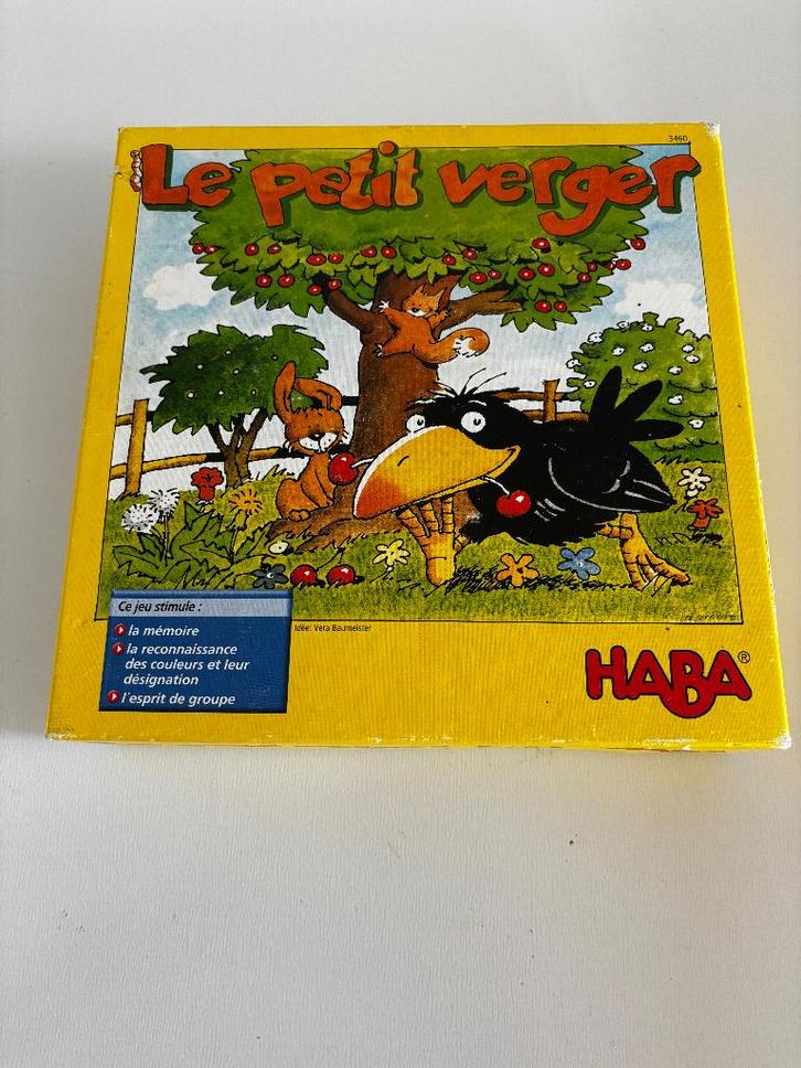 HABA eerste boomgaard gezelschapsspel 3+ - als nieuw, Kinderen en Baby's, Speelgoed | Educatief en Creatief, Zo goed als nieuw