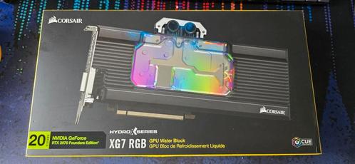 Corsair CX-9020008-WW XG7 RGB 2070 FE waterblok, Computers en Software, Computerkoelers, Nieuw, Waterkoeling, Ophalen of Verzenden