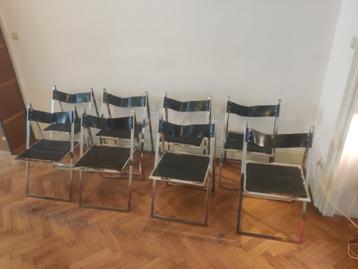 Set van 6 vintage designstoelen Geraci & Fontoni 1969 beschikbaar voor biedingen