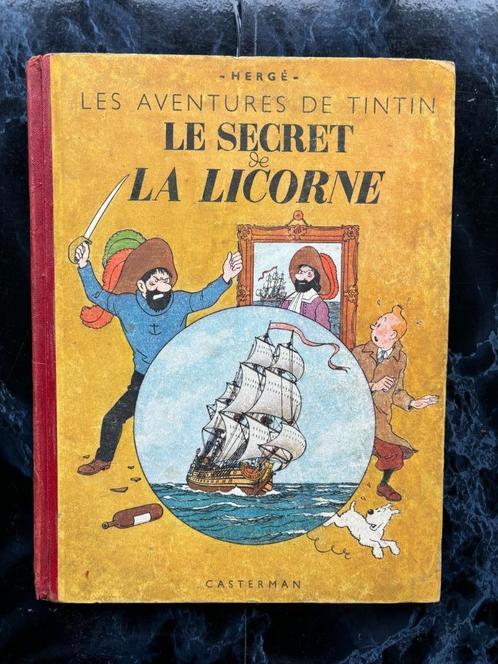 TINTIN - LE SECRET DE LA LICORNE - EO - 1943 - A20 - BE, Boeken, Stripverhalen, Gelezen, Eén stripboek, Ophalen of Verzenden