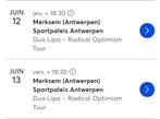 Concert Dua Lipa - Radical Optimism Tour - 12/13-06-25, Juni