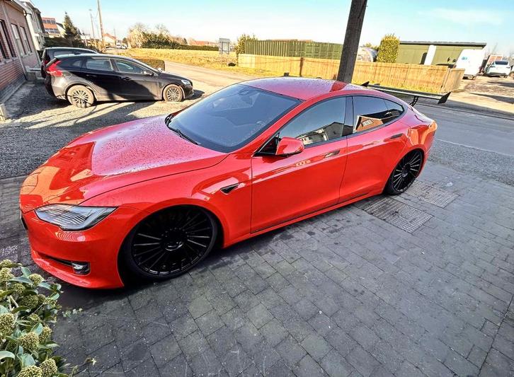 Tesla model s 75 - VASTE PRIJS - GRATIS SUPERCHARGE, Auto's, Tesla, Particulier, Model S, Diesel, 5 deurs, Automaat, Ophalen