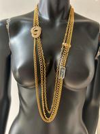 John Philippe collier multi-rangs plaqué or, Bijoux, Sacs & Beauté, Enlèvement ou Envoi, Or, Or