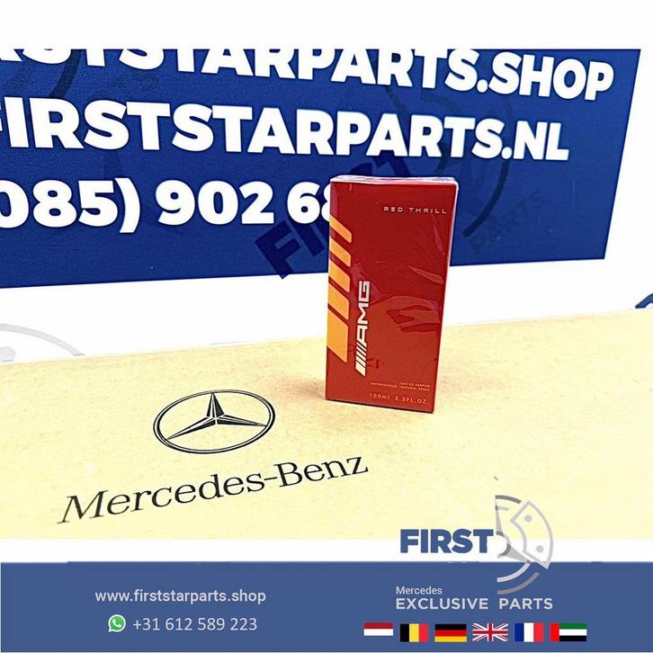 Mercedes AMG PARFUM Red Thrill 100ml origineel Mercedes AMG, Verzamelen, Parfumverzamelingen, Gebruikt, Ophalen of Verzenden