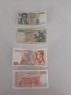 Belgische bankbriefjes 50 en 20 frank, Ophalen