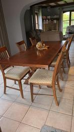 Zware houten tafel, in goede staat, Huis en Inrichting, Ophalen, Gebruikt