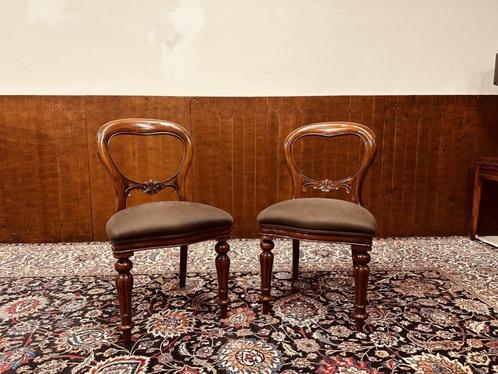 Set Klassiek Engelse Stoelen Bureaustoelen, Antiek en Kunst, Antiek | Kantoor en Zakelijk, Ophalen of Verzenden