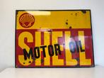 SHELL emaille reclamebord 1938 !, Verzamelen, Ophalen of Verzenden, Gebruikt, Reclamebord