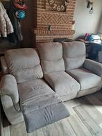 Salon en nubuck fonction relax, Huis en Inrichting, Ophalen, Gebruikt