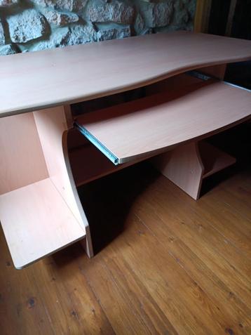 bureau étudiant couleur bois clair, Enlèvement, Comme neuf, Bureau