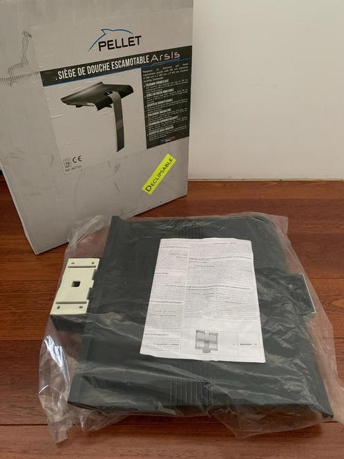 NIEUW > PELLET uitschuifbaar douchezitje, Doe-het-zelf en Bouw, Sanitair, Nieuw, Douche, Ophalen of Verzenden