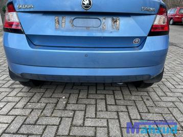 SKODA FABIA 3 BLAUW LQ5X achterbumper 2014-2021 beschikbaar voor biedingen