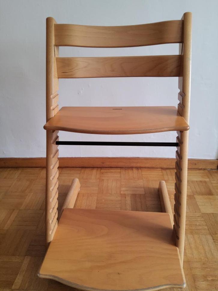 Tripp trapp van Stokke, Kinderen en Baby's, Kinderstoelen, Gebruikt, Meegroeistoel, Aanschuifbaar, Ophalen