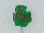 SP1658 Speldje Vis-a-vis Decauville 1901 groen, Collections, Broches, Pins & Badges, Utilisé, Enlèvement ou Envoi