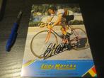 wielerkaart 1972 team molteni wk   eddy merckx  signe, Comme neuf, Envoi