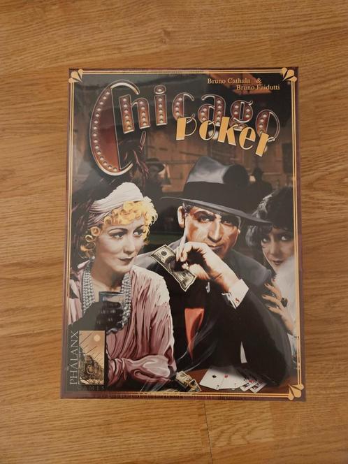 Chicago Poker nieuw in de verpakking Phalanx Games, Hobby en Vrije tijd, Gezelschapsspellen | Bordspellen, Nieuw, Een of twee spelers