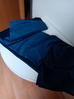 Nouveau morceau de tissu en velours, Klasiek, 100 à 150 cm, 200 cm ou plus, Bleu