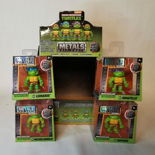 TMNT Ninja Turtles - keychain set | Metals Die Cast, Collections, Porte-clés, Neuf, Enlèvement ou Envoi
