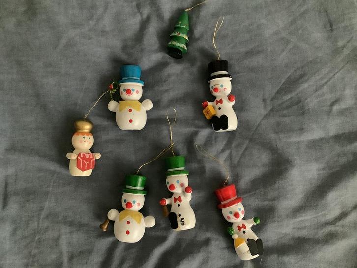 Vintage kerst decoratie, Diversen, Kerst, Gebruikt, Ophalen of Verzenden