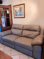 Canapé cuir relax, Minder dan 150 cm, Rechte bank, Gebruikt, Leer