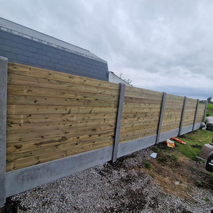 Pose de tous types de clôtures 
️ Devis gratuit, Jardin & Terrasse, Clôtures de jardin, Bois