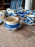 Los oud blauw servies, Enlèvement