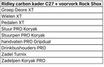 Ridley carbon MTB IGNITE C27.5, Vélos & Vélomoteurs, Vélos | VTT & Mountainbikes, Comme neuf, Autres marques, VTT tout suspendu