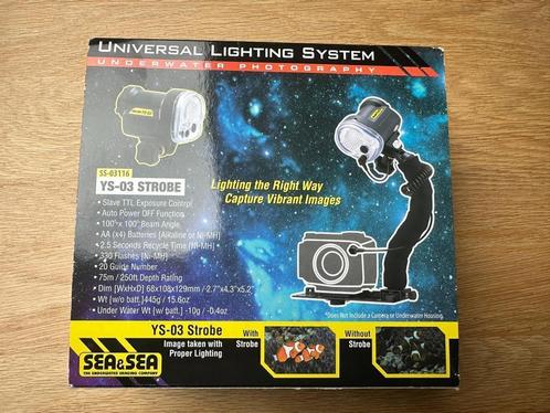 Sea & Sea Universal lighting system YS-03, Audio, Tv en Foto, Fotografie | Onderwatercamera's, Zo goed als nieuw, Complete set