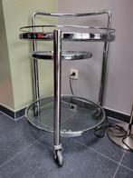 Bar tafel trolley chrome, Ophalen of Verzenden, Gebruikt