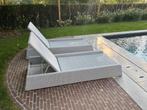 Manutti ligbedden (2stuks), Ophalen, Gebruikt, Wicker, Verrijdbaar
