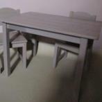 Tafel en 2 stoeltjes - ikea Sundvik - hout  taupe, Kinderen en Baby's, Kinderkamer | Tafels en Stoelen, Ophalen