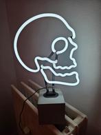 Handgemaakte Skull Neon lamp van glas, Huis en Inrichting, Ophalen, Glas