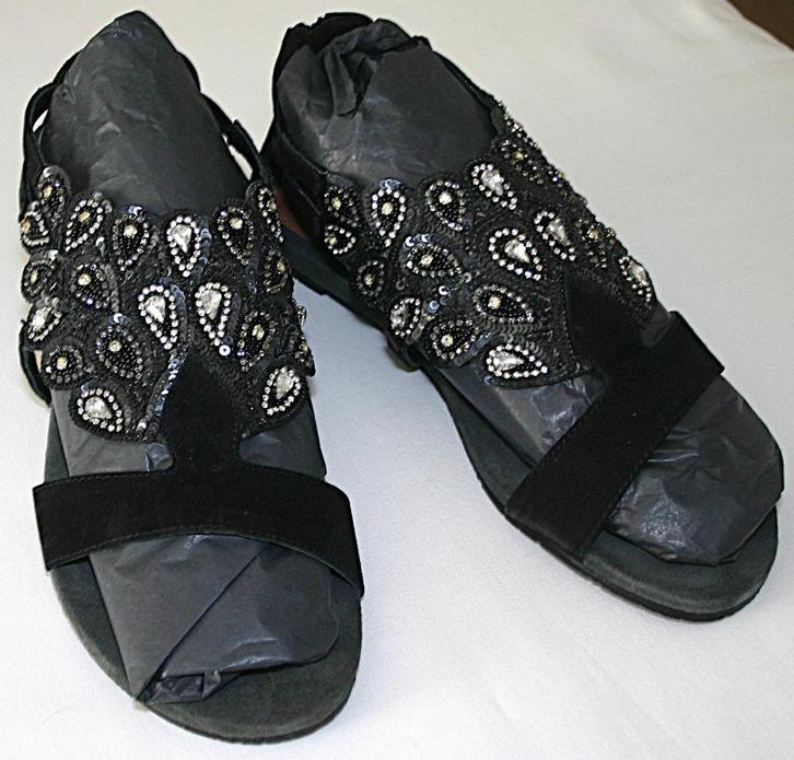 Sandaaltjes LivaLoop Mt 38, Kleding | Dames, Schoenen, Nieuw, Sandalen of Muiltjes, Zwart, Ophalen of Verzenden