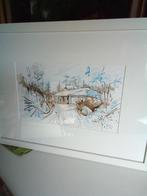 Schilderij get Johan Truyen 2004 Zoersel  50/40 kader inb, Ophalen