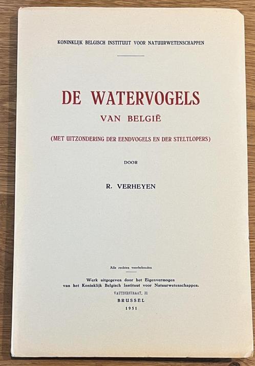 De watervogels van België (1951) - Boek, Boeken, Wetenschap, Zo goed als nieuw, Ophalen of Verzenden