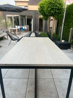 Eettafel, Huis en Inrichting, Tafels | Eettafels, Ophalen, Eikenhout, Zo goed als nieuw, Vijf personen of meer