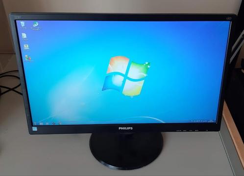 LED monitor 21,5 inch Philips 223V5L (1920x1080), Computers en Software, Monitoren, Gebruikt, 61 t/m 100 Hz, HDMI, VGA, LED, Full HD