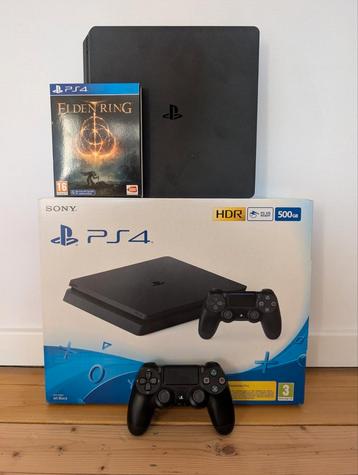 Playstation 4 slim 500gb + Elden ring launch edition  beschikbaar voor biedingen