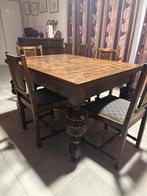 Anieke tafel, stoelen en opbergkast, Antiek en Kunst, Ophalen