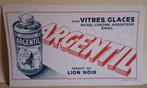 Oud vloeipapier Argentil. Lion Noir., Ophalen of Verzenden