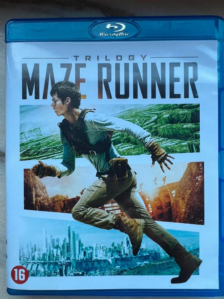 Maze Runner blue ray trilogy  box, Cd's en Dvd's, Blu-ray, Zo goed als nieuw, Actie, Boxset, Ophalen of Verzenden