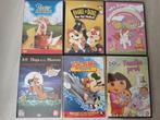 16 kinder dvd's Disney,dora,mega mindy, babe, tom&jerry enz., Zo goed als nieuw, Ophalen