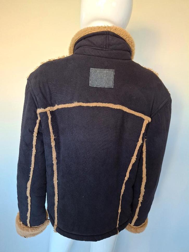 Prachtig daim / pels jasje, Kleding | Dames, Jasjes, Kostuums en Pakken, Jasje, Ophalen of Verzenden